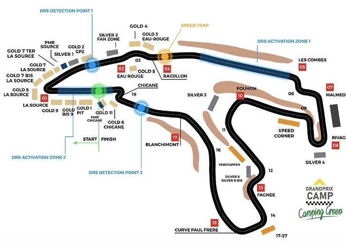 Grandprixcamp Francorchamps Closest To The Circuit Including Track View אתר קמפינג סטבלוט